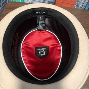 Brixton Men's Tan Fedora Hat